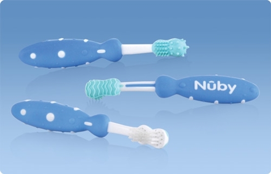 Set de cepillos dentales Nuby para bebé