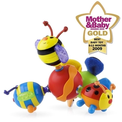 Image de Nûby Anneau de dentition Twisty Bugz