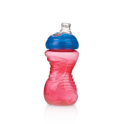Nuby Australia. No-Spill™ Twin Handle Silicone Spout Cup