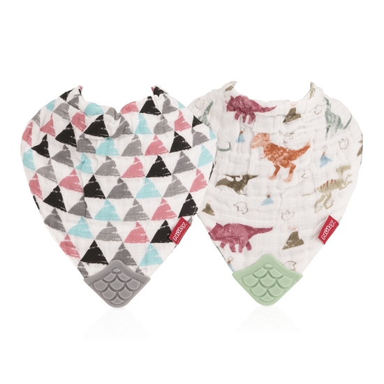 nuby muslin teether bib