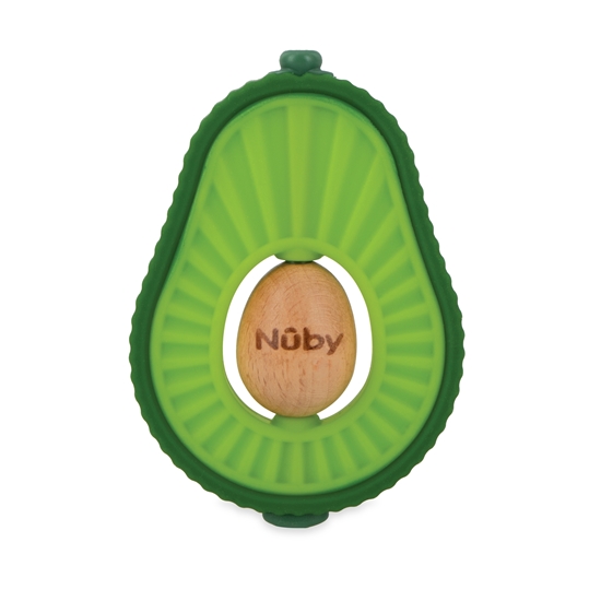 Picture of Avocado Muncher Silicone + Wood Teether