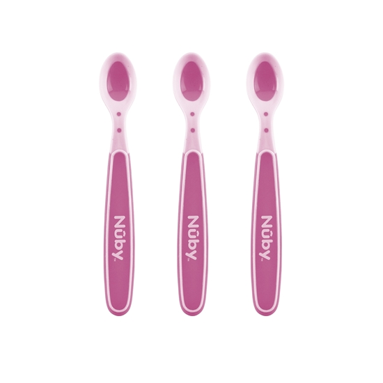 Picture of Hot Safe Spoons 3pk Pink